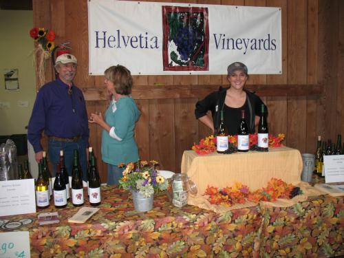 John Platt and the Helvetia Winery crew