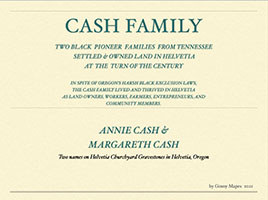 Cash Family book