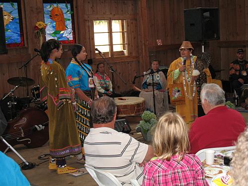 Cheryle Kennedy and the Grand Ronde Royalty Girls