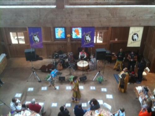 The view from the loft -- What a great event!